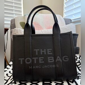 Marc Jacobs Leather Black Tote Bag small
